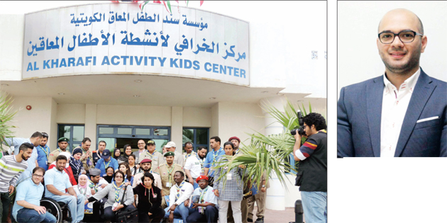 رعد ضاهر - مركز الخرافي يحتضن الأطفال المعاقين والمتطوعين